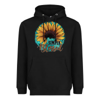 Black Simply Blessed Heavyweight Hoodie - JahusDesignShop