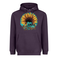 Plum Simply Blessed Heavyweight Hoodie - JahusDesignShop