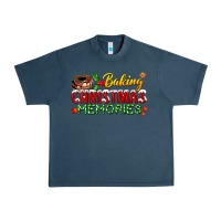 Midnight Navy baking christmas memories Urban Heavy Tee - FaDigitalArtStudio