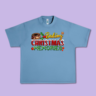 Baking Christmas Memories Urban Heavy Tee Designed By Fadigitalartstudio