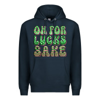 Navy oh for lucks sake st patricks Premium Hoodie - Artiststas