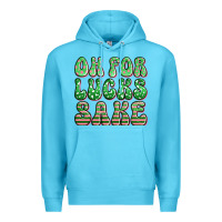 Ocean Blue oh for lucks sake st patricks Premium Hoodie - Artiststas