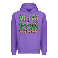 Purple oh for lucks sake st patricks Premium Hoodie - Artiststas