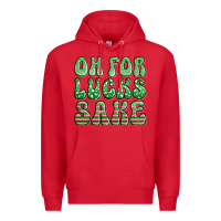 Red oh for lucks sake st patricks Premium Hoodie - Artiststas