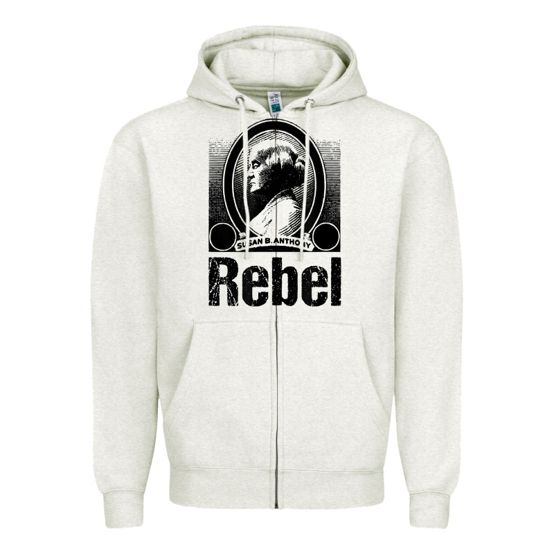 Political Rebel Tshirt Susan B Anthony Women's History Gift Zipper Hoodie by baoMotion | Teevron