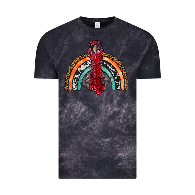 Thanksgiving Turkey Rainbow Vintage Tee by RanaPortraitStore | Teevron