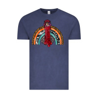 Vintage Denim thanksgiving turkey rainbow Vintage Tee - RanaPortraitStore