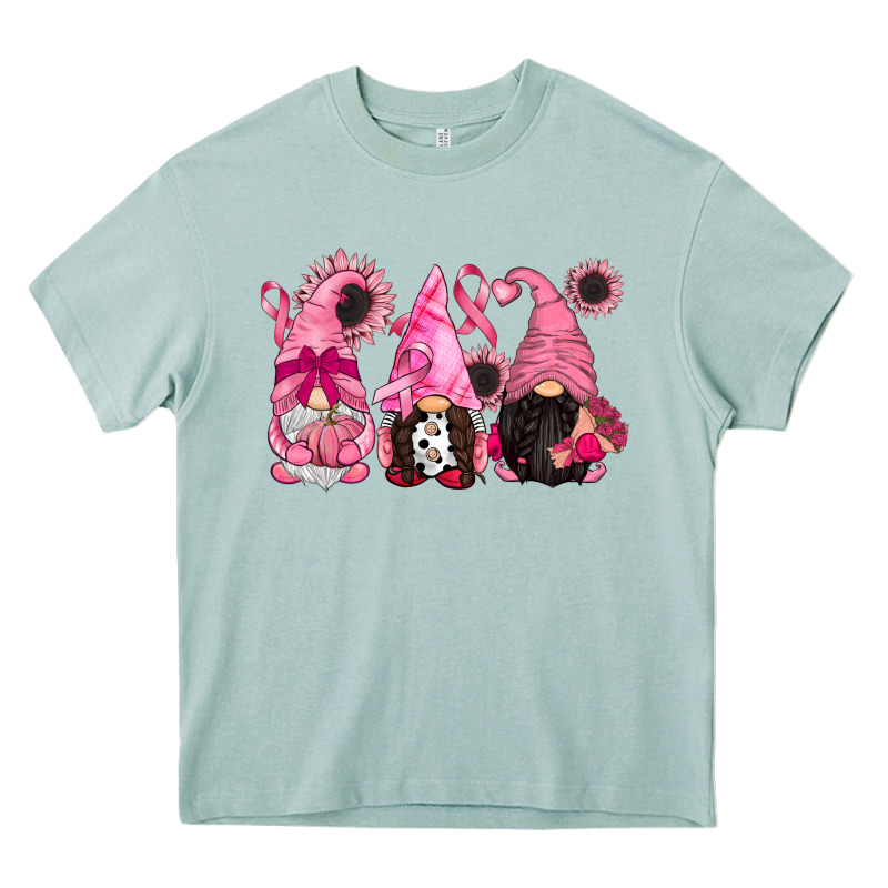 Breast Cancer Gnomes Heavy Core Tee by CowGirlArtShop | Teevron