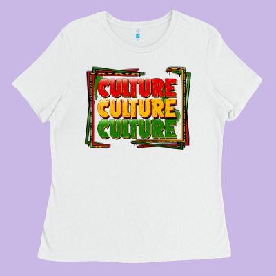 Culture Ladies Tee Designed By Fadigitalartstudio