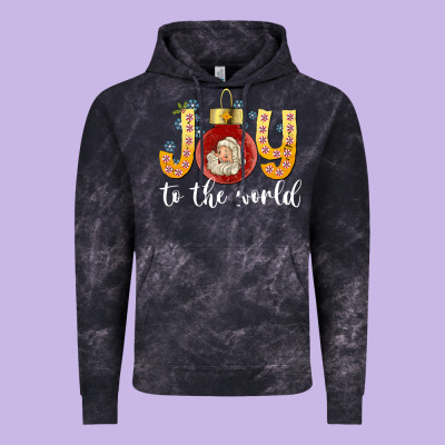 Joy To The World Vintage Hoodie Designed By Cowhidedigitalart