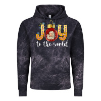 Cloud Black Joy To The World Vintage Hoodie - CowhideDigitalArt