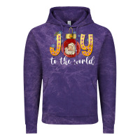 Cloud Purple Joy To The World Vintage Hoodie - CowhideDigitalArt