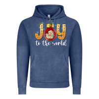 Vintage Denim Joy To The World Vintage Hoodie - CowhideDigitalArt