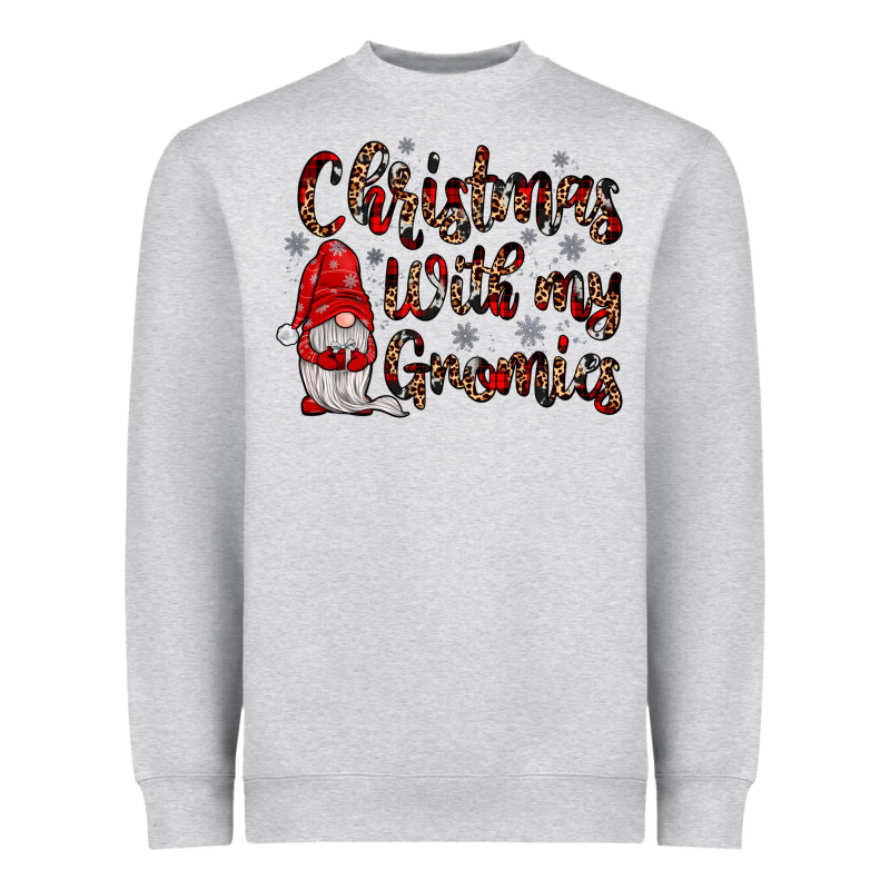 Christmas With My Gnomies Heavyweight Sweatshirt by JahusDesignShop | Teevron