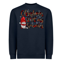 Navy christmas with my gnomies Heavyweight Sweatshirt - JahusDesignShop