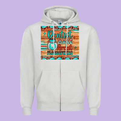 Dentist Make Great Flossophers Zipper Hoodie Designed By Jahusdesignshop