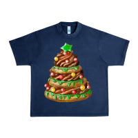 Navy chocolate christmas cookie cake Urban Heavy Tee - FaDigitalArtStudio