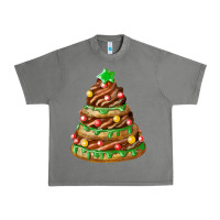 Chocolate Christmas Cookie Cake Urban Heavy Tee | Teevron