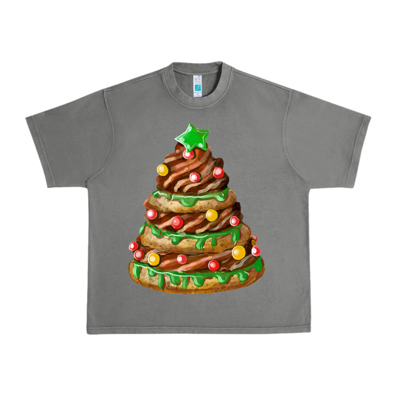Chocolate Christmas Cookie Cake Urban Heavy Tee by FaDigitalArtStudio | Teevron
