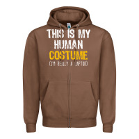 Chestnut human costume raptor halloween velociraptor lazy easy t shirt Zipper Hoodie - baoMotion