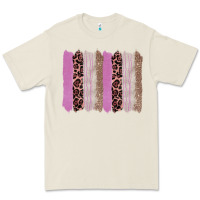 Bone pink glitter leopard brushstroke background Premium Tee - RanaPortraitStore