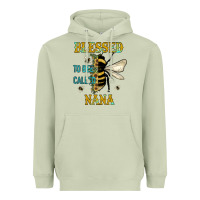 Matcha Blessed To Bee Nana Heavyweight Hoodie - JahusDesignShop