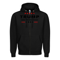 Black donald trump 2024 take america back Zipper Hoodie - baoMotion