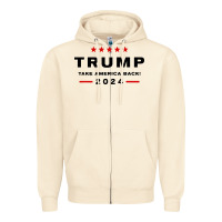 Sandshell donald trump 2024 take america back Zipper Hoodie - baoMotion