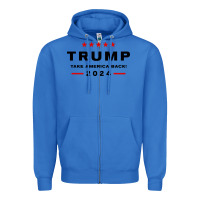 True Royal donald trump 2024 take america back Zipper Hoodie - baoMotion