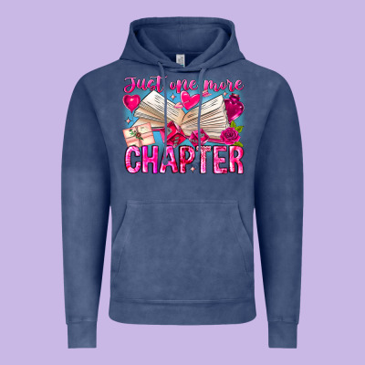 Just One More Chapter Vintage Hoodie Designed By Cowhidedigitalart