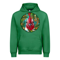 Emerald Roaster Head Christmas Urban Hoodie - RanaPortraitStore