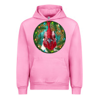 Fuchsia Pink Roaster Head Christmas Urban Hoodie - RanaPortraitStore