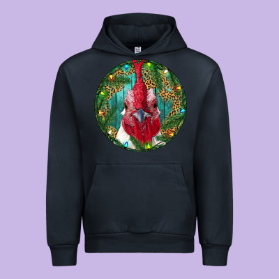 Roaster Head Christmas Urban Hoodie Designed By Ranaportraitstore