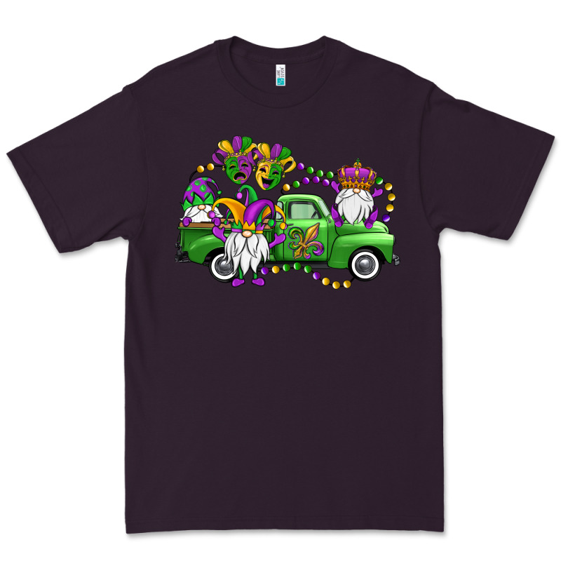 Mardi Gras Gnomes Truck Premium Tee by OliviaCreatesArt | Teevron