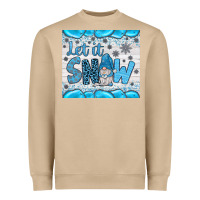 Mushroom let it snow Heavyweight Sweatshirt - JahusDesignShop