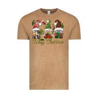 Vintage Camel Merry Christmas Gnomes Vintage Tee - BundleAndBundleShop