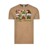 Vintage Coffee Merry Christmas Gnomes Vintage Tee - BundleAndBundleShop