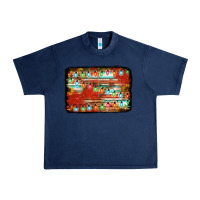 Navy christmas serape sunflower background Urban Heavy Tee - Jasminsmagicworld