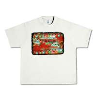 Pistachio christmas serape sunflower background Urban Heavy Tee - Jasminsmagicworld
