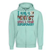 Seafoam i am a dentist what's your superpower Zipper Hoodie - JahusDesignShop
