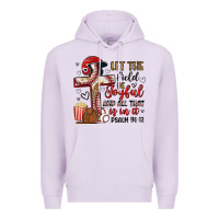 Lilac let the field be joyful and all that is in it Premium Hoodie - Artiststas