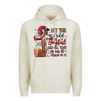 Oatmeal Heather let the field be joyful and all that is in it Premium Hoodie - Artiststas