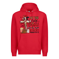 Red let the field be joyful and all that is in it Premium Hoodie - Artiststas