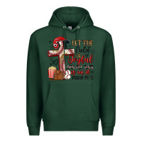 Sports Green let the field be joyful and all that is in it Premium Hoodie - Artiststas