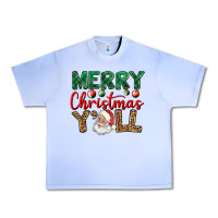 Grape Ice merry christmas y'all Urban Heavy Tee - BundleAndBundleShop
