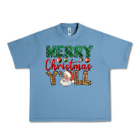 Pebble Blue merry christmas y'all Urban Heavy Tee - BundleAndBundleShop