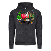 Vintage Black Jolly Nurse Black Vintage Hoodie - CowhideDigitalArt