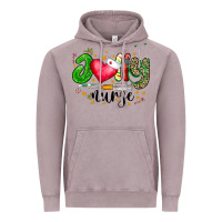 Vintage Zinc Jolly Nurse Black Vintage Hoodie - CowhideDigitalArt