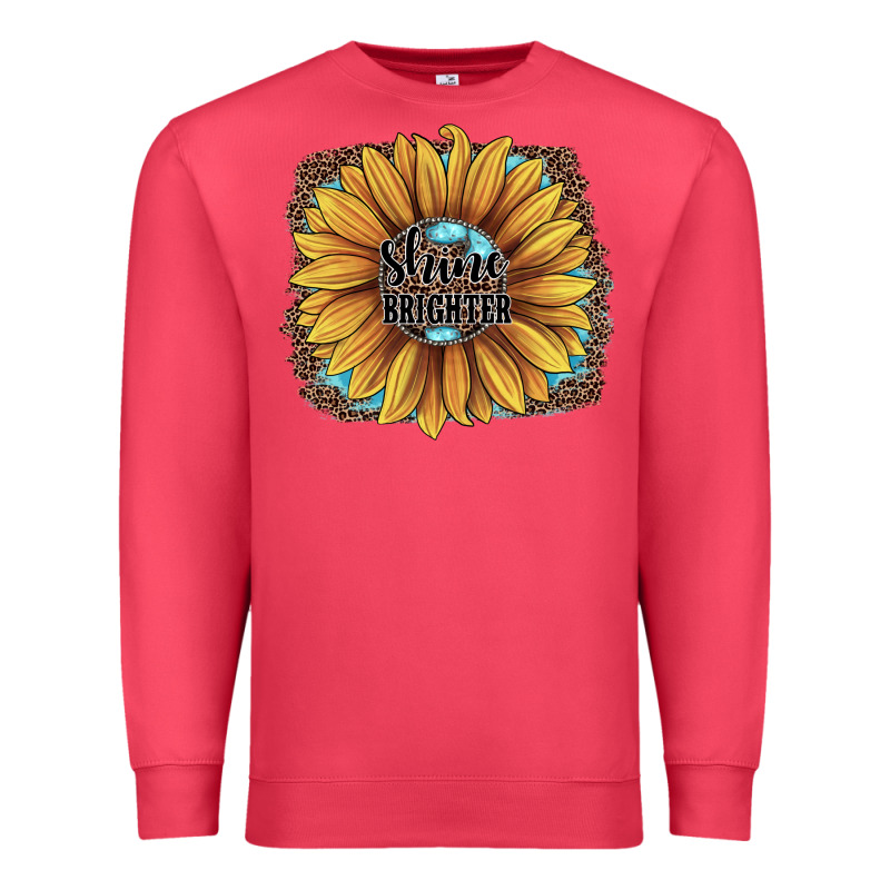 Shine Brighter Premium Sweatshirt by JahusDesignShop | Teevron