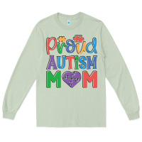 Matcha Proud Autism Mom Long Sleeve Tee - CowhideDigitalArt